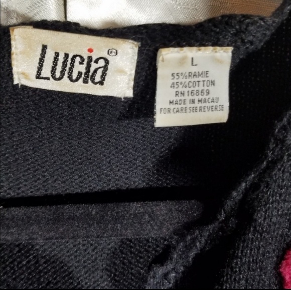 VTG Lucia embroidered floral cardigan- large - Picture 6 of 7